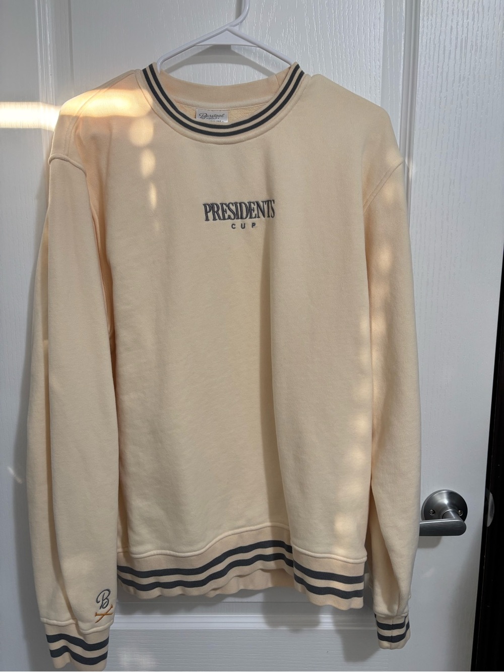 Barstool Sports x President’s Cup Cream Crewneck Sweatshirt